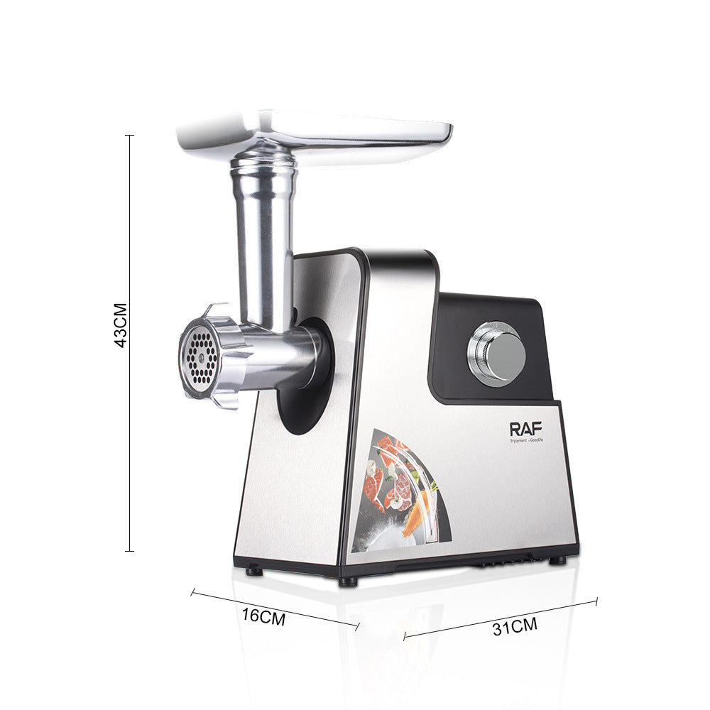 RAF European Standard Household Electric Meat Grinder Multi-Functional Meat Mincer Sausage Stuffer Meat Mincer Meat Grinder