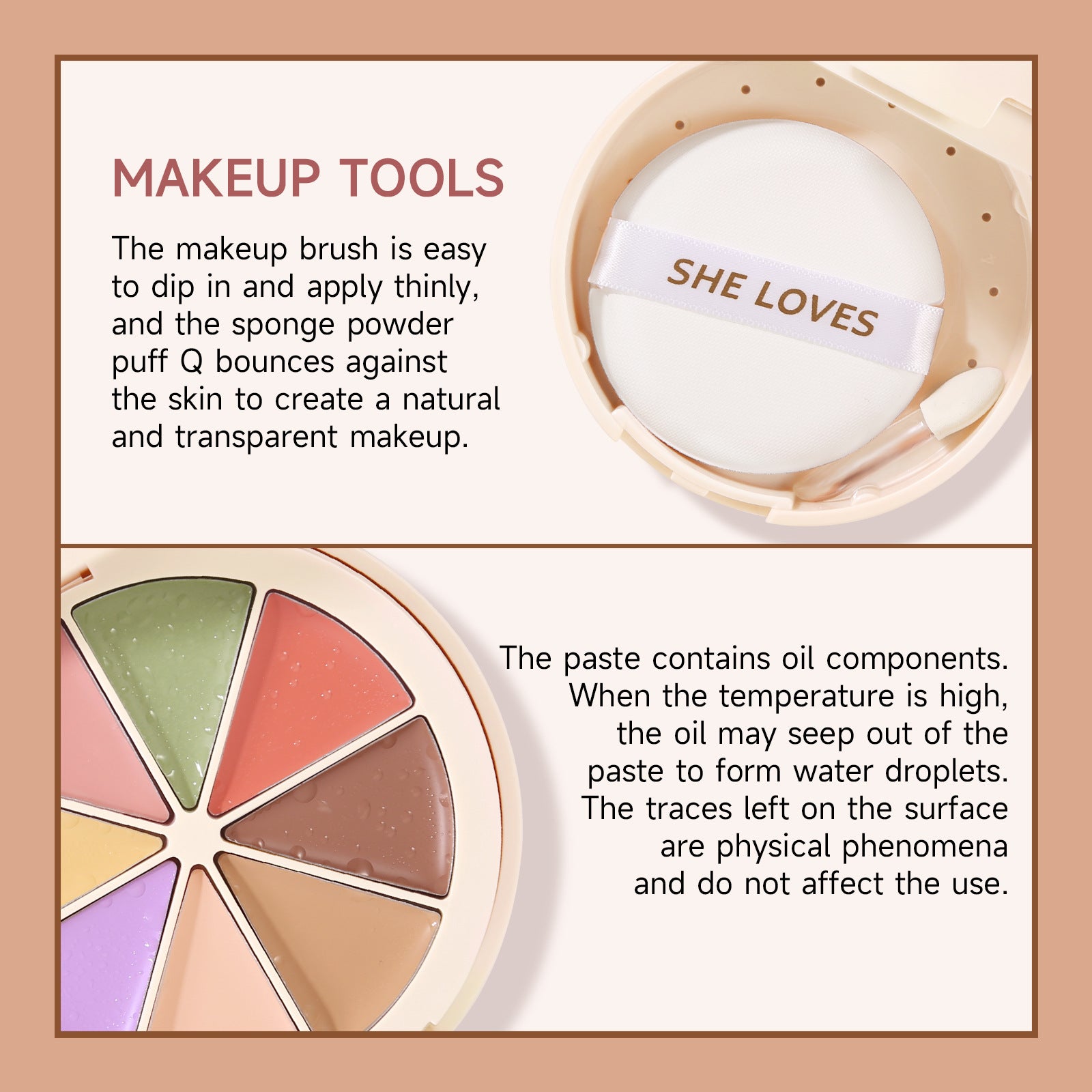 Exclusive Supply sheloves Concealer Cover Acne Marks, Spots, Dark Circles, Contouring Foundation Cream Concealer Palette