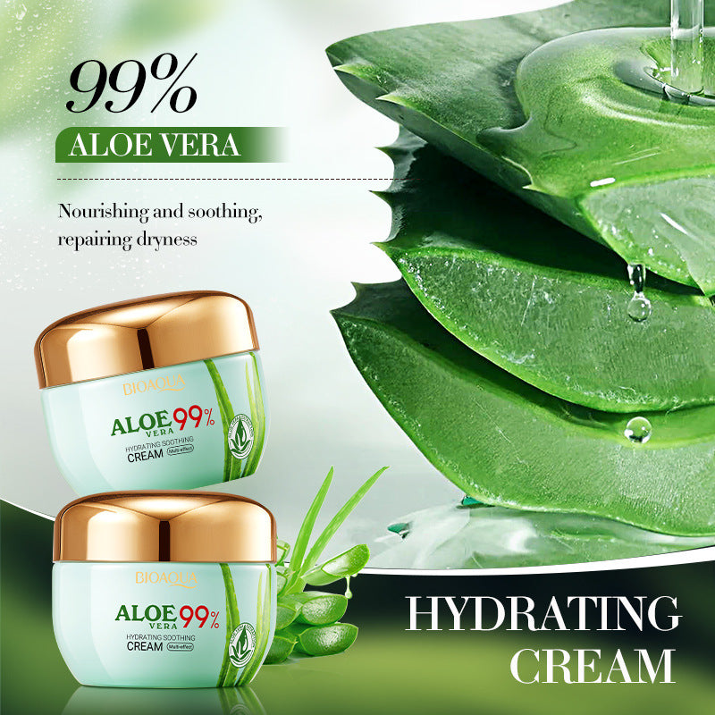 Aloe Vera Face Cream50g BIOAOUA Hydrating, soothing, and nourishing skin moisturizing cream for  foreign trade wholesale