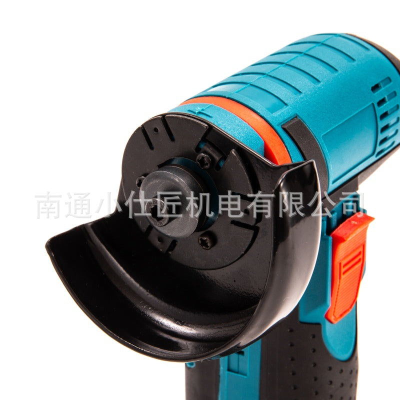 Cross-Border Foreign Trade Mini Rechargeable Lithium Electric Angle Grinder Household Multi-Functional Portable Cutting Grinding Machine Polishing Machine