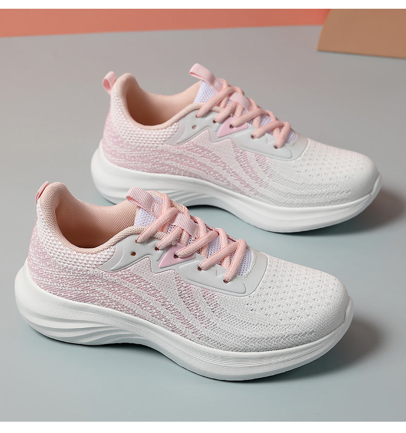 Plus Size Women's Shoes Mesh Breathable Sports Shoes Casual Shoes Lightweight Student Running Shoes Soft Sole Travel Shoes