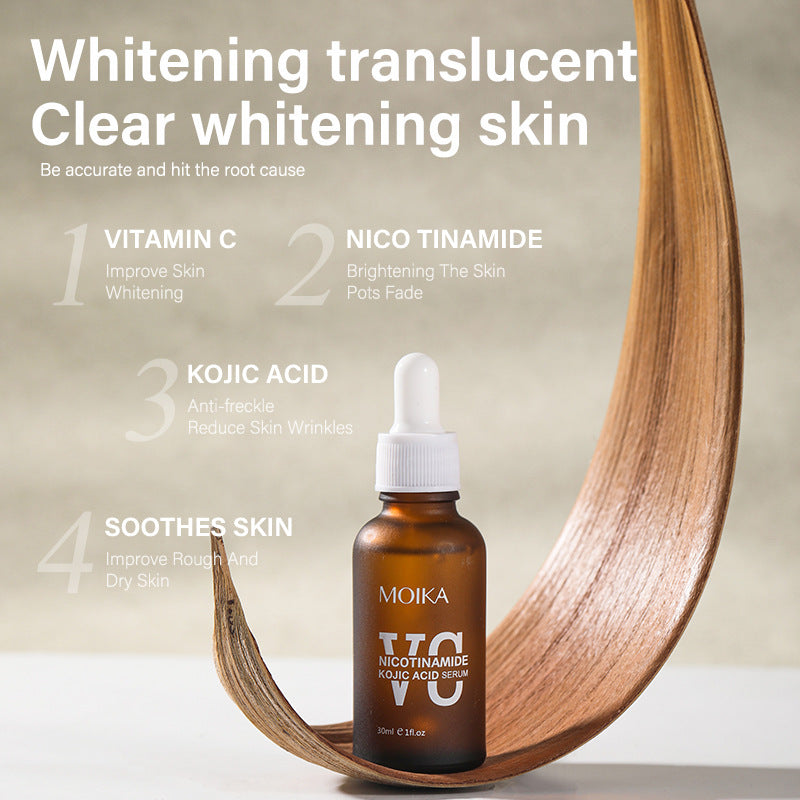 All MOIKA Bright White VC Essence Liquid Kojic Acid Niacinamide Facial Essence