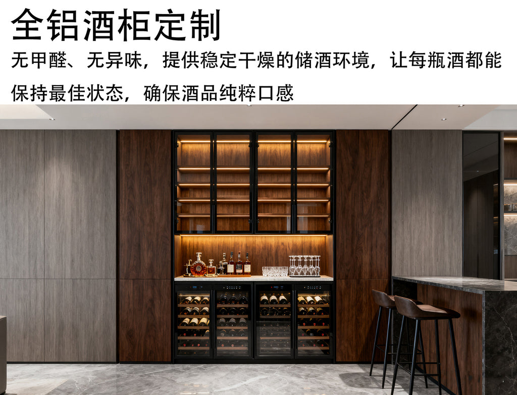 Custom Honeycomb Aluminum Alloy Sliding Door Bookshelf Dustproof Sliding Door Display Cabinet Office Children's Book Glass Door Floor-standing