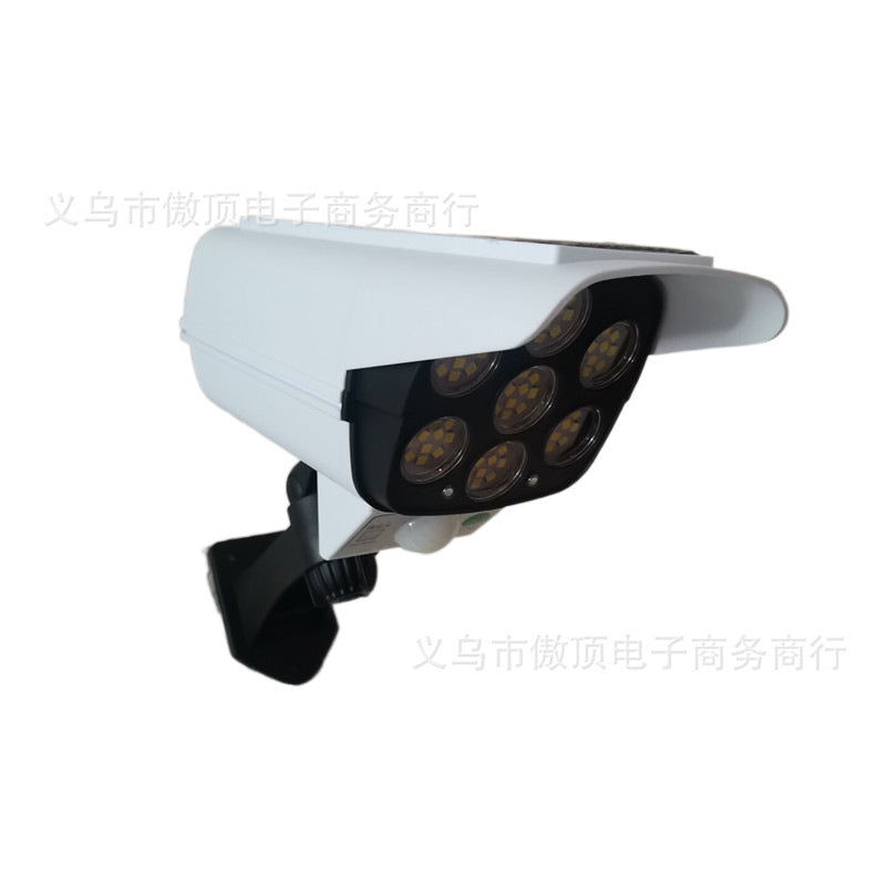 Specialized Ultra-Bright Solar-Powered Human Body Sensor Dummy Surveillance Camera Faux Camera Garden Light Emergency Light Wall Light Street Light