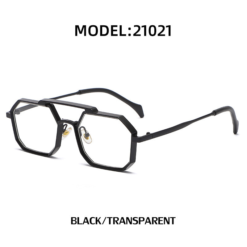 New European and American Steampunk Style Sunglasses for Men, Polygonal Small Frame Sunglasses for Women, Trendy sunglasses Wholesale