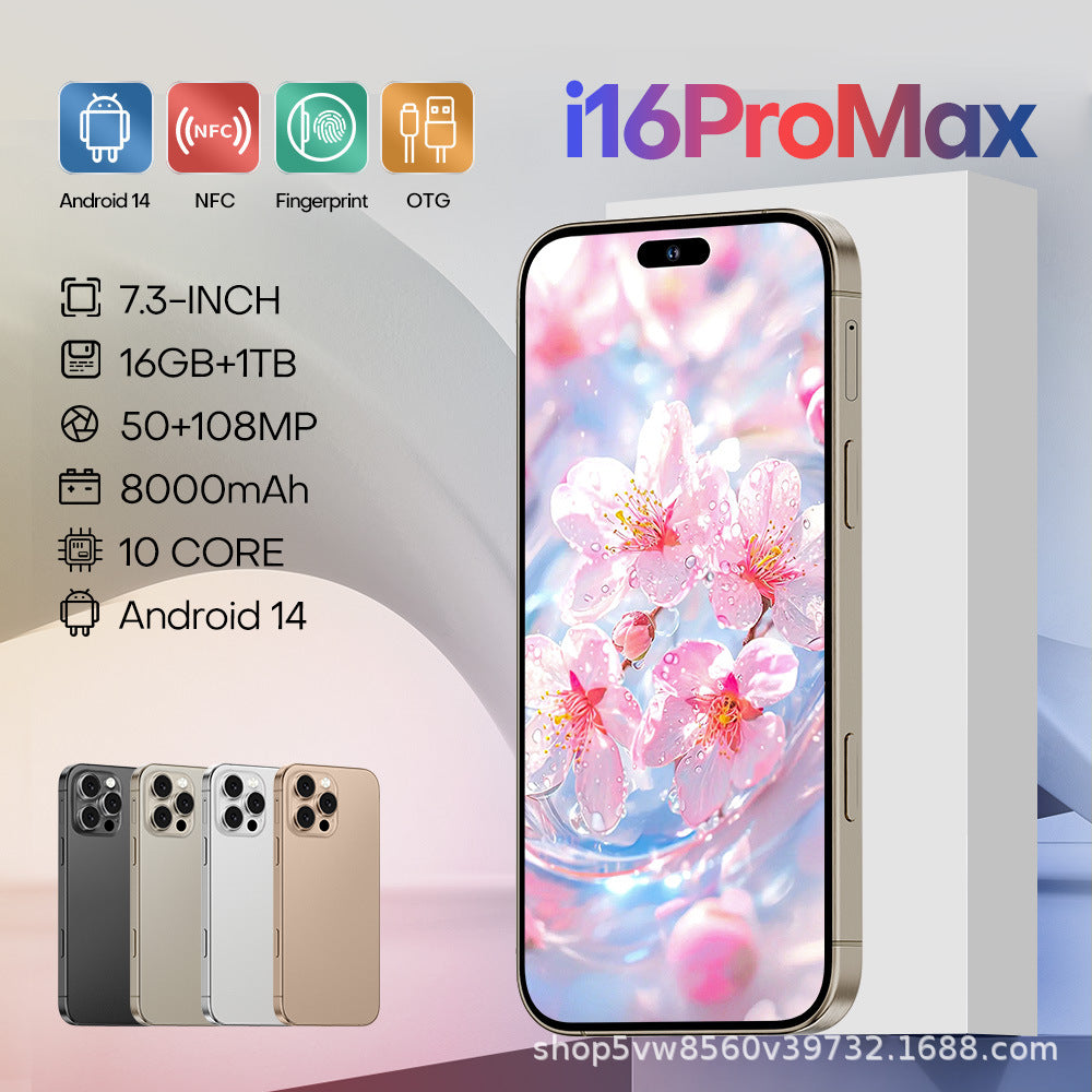 Mobile Phone i16proMax Smartphone16+1TB Android Smartphones In Stock Wholesale