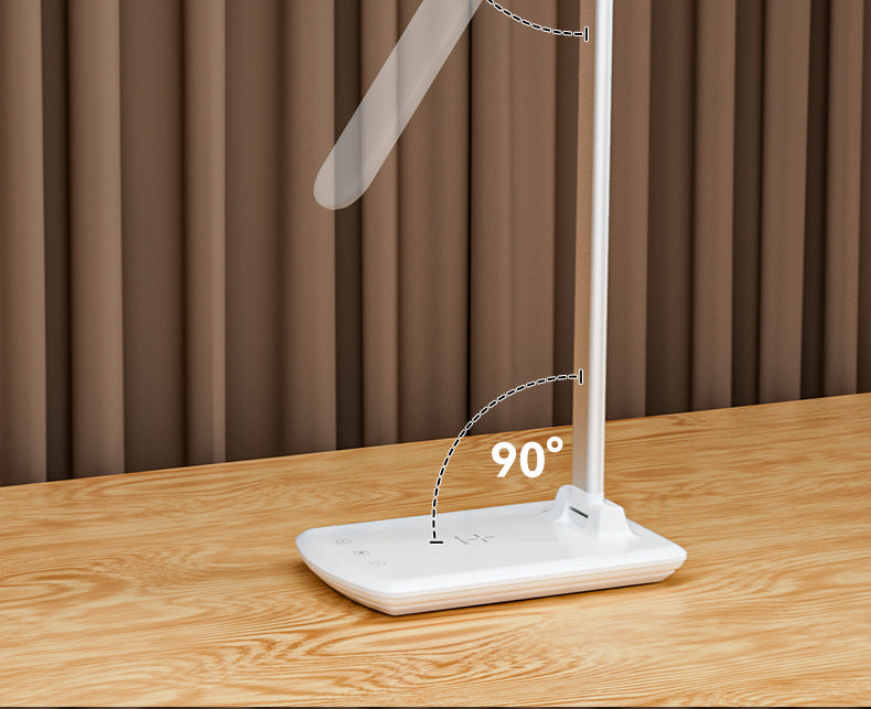 Factory Wholesale LED Smart Folding Desk Lamp Three Color Temperature Mobile Phone Wireless Charging Lighting Lamp Reading Eye Protection Lamp