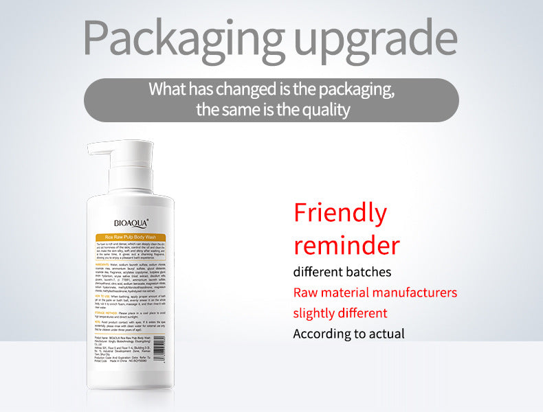 Full English Rice Skincare Set BIOAOUA Rice Puree Series Six-Piece Set Box  Wholesale