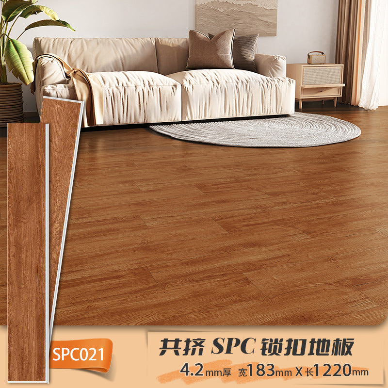 Anti-Slip Waterproof Fireproof Locking Eco-Friendly Flooring Commercial Project spc Stone Plastic Locking Type PVC Stone Crystal Flooring