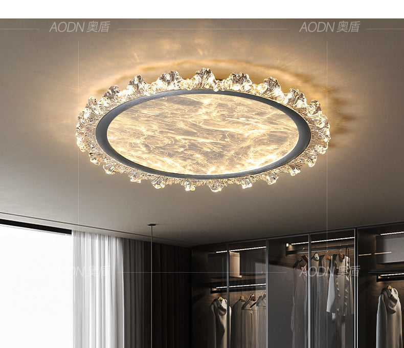 Italian Style High Brightness Full Spectrum Eye Protection Design Sense High-end Light Luxury Master Bedroom Creative Cloud Ceiling Light