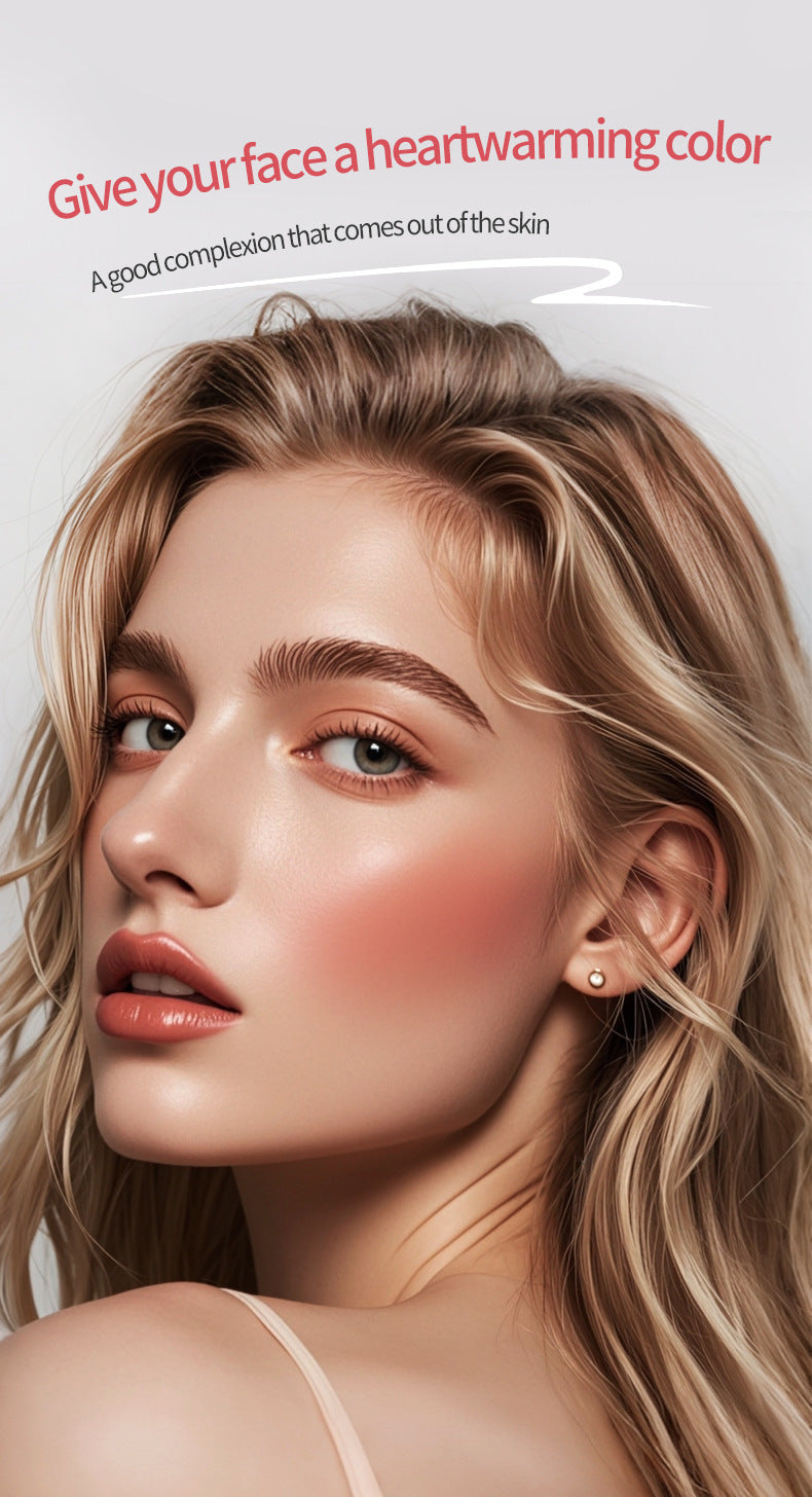 New Product TVLV Liquid Blush Velvet Moisturizing Six-color Lip Glaze Multi-functional Rouge Blush Facial Makeup