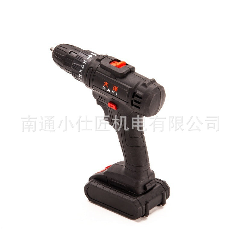 Cross-Border Dropshipping Electric Drill Set Multi-Functional Household Impact Drill Electric Screwdriver Lithium Battery Handheld Brushless Electric Drill