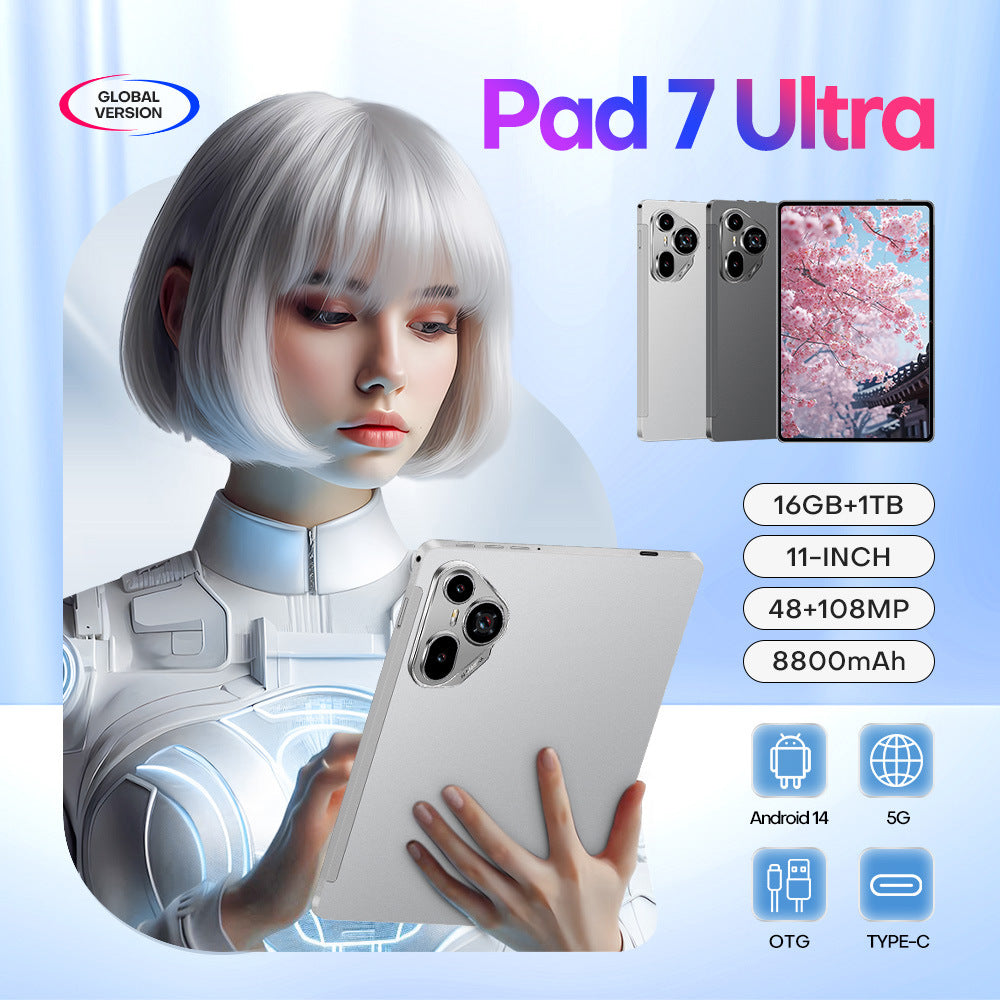 Pad 7 Ultra Android Smart Tablet PC16+1T Exclusively for Overseas E-commerce