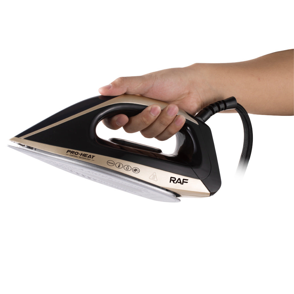 RAF European Standard Pressure Steam2200w Electric Iron Vertical Steam Iron Ceramic Soleplate R.1356