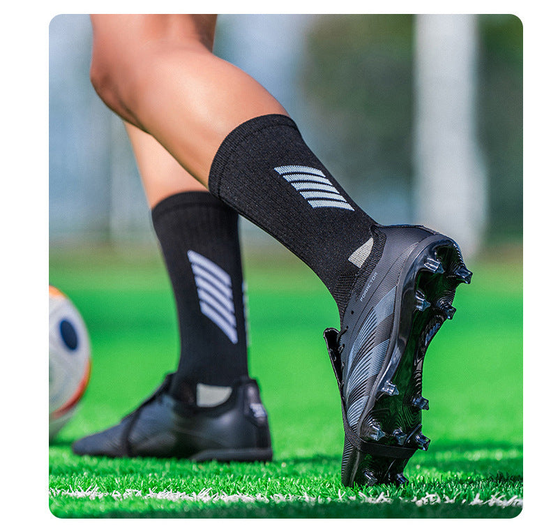 World Cup Football Shoes Men's New Style Grassland Competition AG Spike TF Broken Nails Adult Youth Student Sports Training