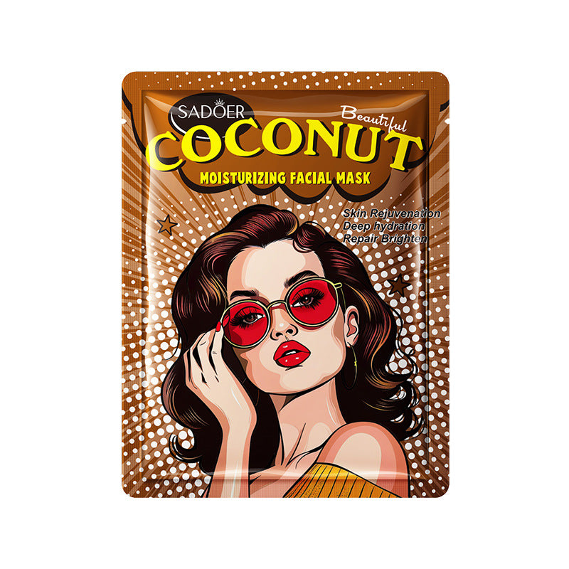 Full English Goddess Mask SADOER Hyaluronic Acid Moisturizing Hydrating Face Mask Sheets Wholesale for  Trade