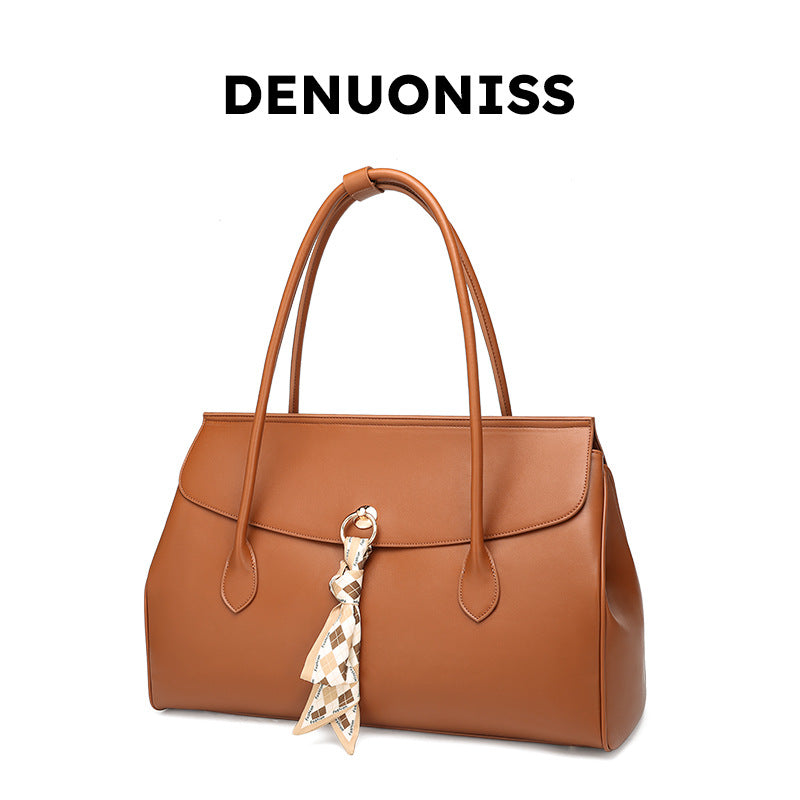 European and American New Fashion Simple Large Capacity Hand Carrying Boston Bag Women's Travel Bag Fashion All-Match Shoulder Underarm Bag