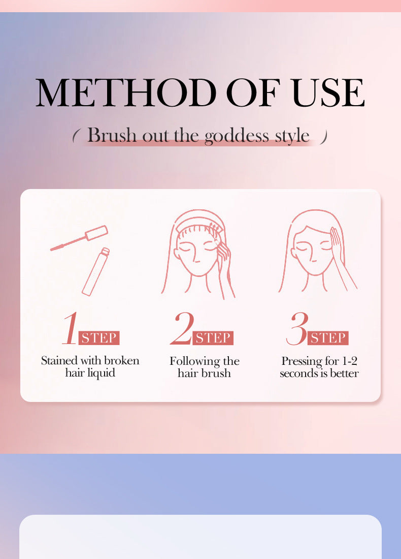 Fine Hair Finishing Spray15ml SADOER Styling Hair Messy Look Hair Wax Cross-Border Wholesale