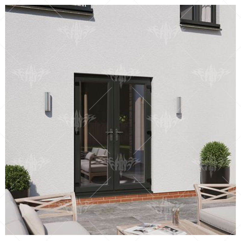 Villa Aluminum Casement Door Fashion Aluminum Glass Door Factory Manufacturer Glass Doors