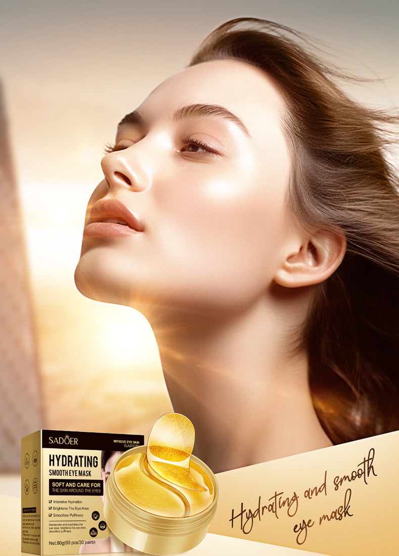 Eye Mask Box Set SADOER Hydrating and moisturizing eye care products Cross-Border Foreign Trade Live Wholesale