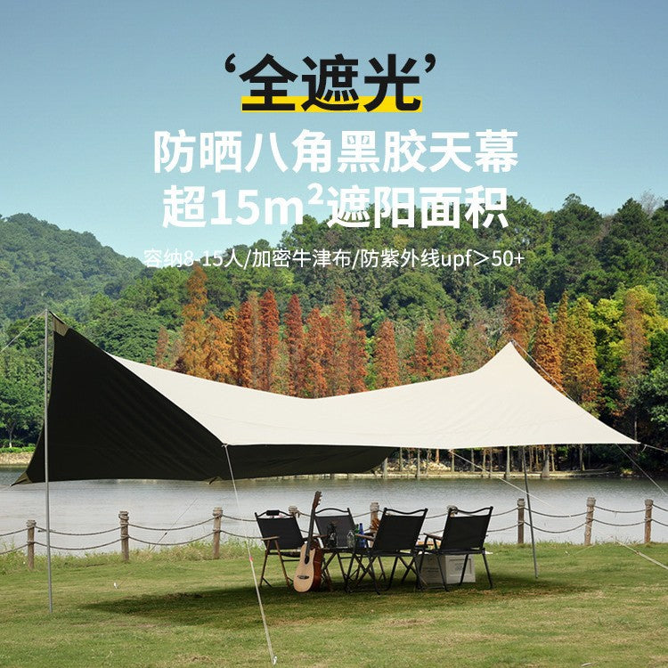 Outdoor Canopy Tent Camping Picnic Rainproof Sunshade Fabric Shelter Portable Wholesale