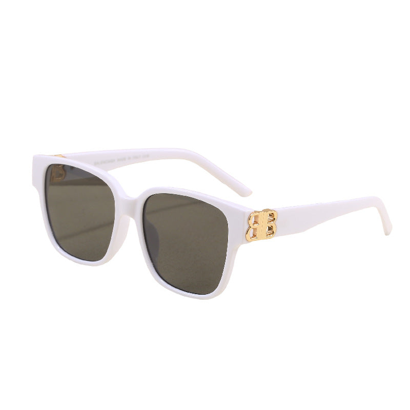 2025New BB European and American Fashion UV Protection Large Frame Acetate Sunglasses Unisex High-end Feel