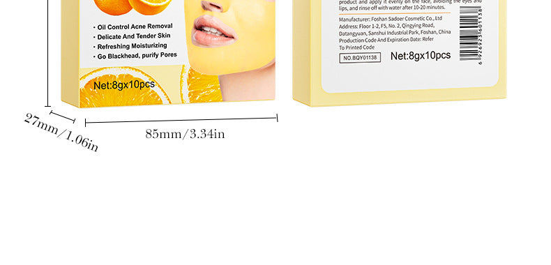 Cleansing Mask BIOAOUA Cucumber Pore Cleansing Smear-On Portable Mud Mask  Foreign Trade Wholesale