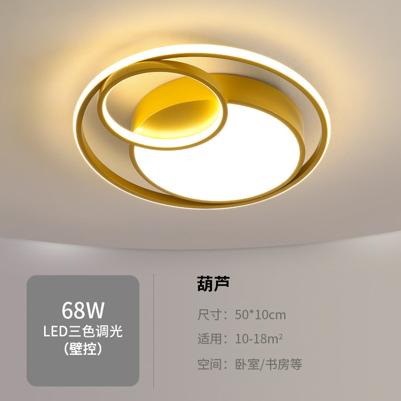 led Ceiling Lamp Master Bedroom Lamp Cozy Modern Minimalist Children's Room Lamp Creative Personality Room Lamp Ceiling Light Fixture