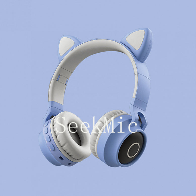 Hot-selling Wireless Bluetooth Cute Over-ear Headphones with Long Battery Life
