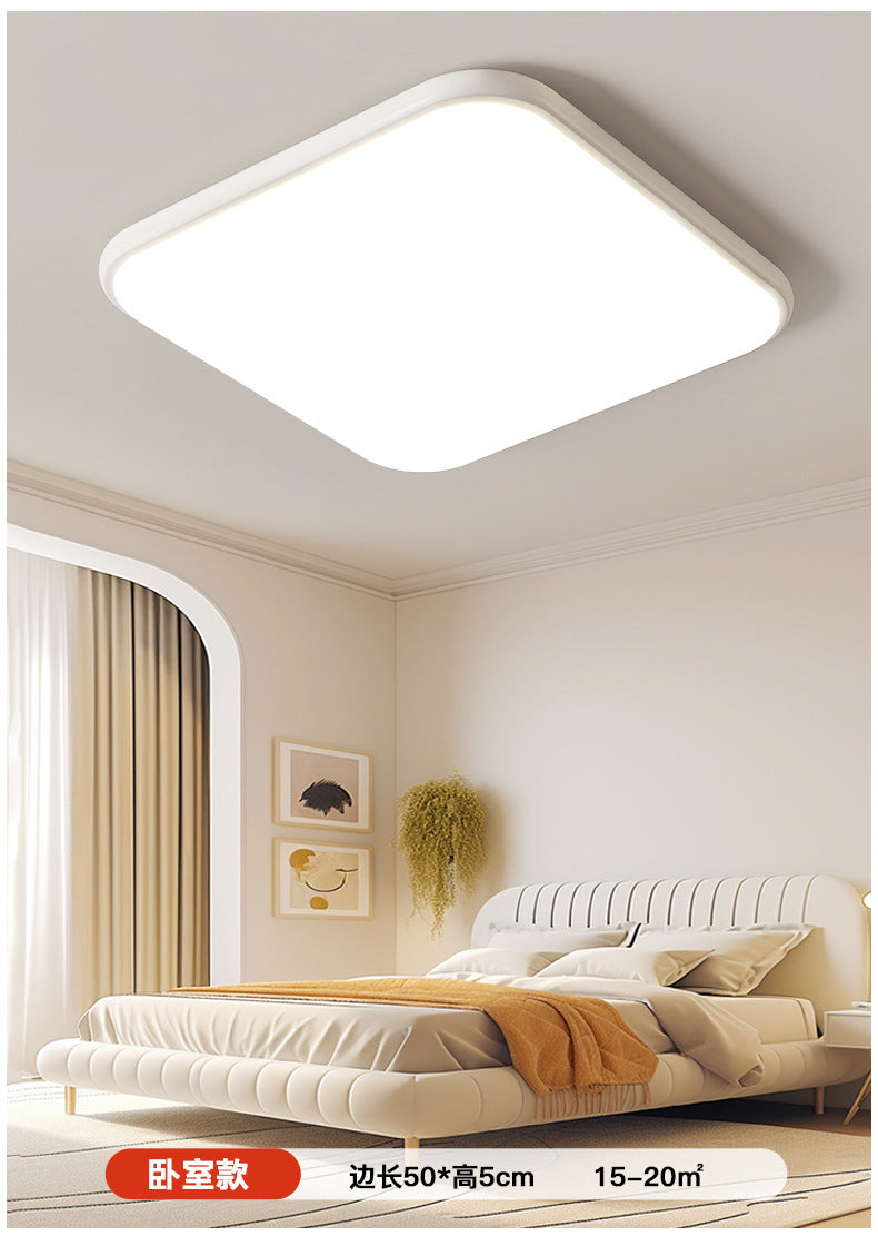 Lamp in the Living Room Modern Minimalist and Magnificent2025New Ceiling Light Ultra-Thin Bedroom Light Zhongshan Lighting Full Spectrum Main Light