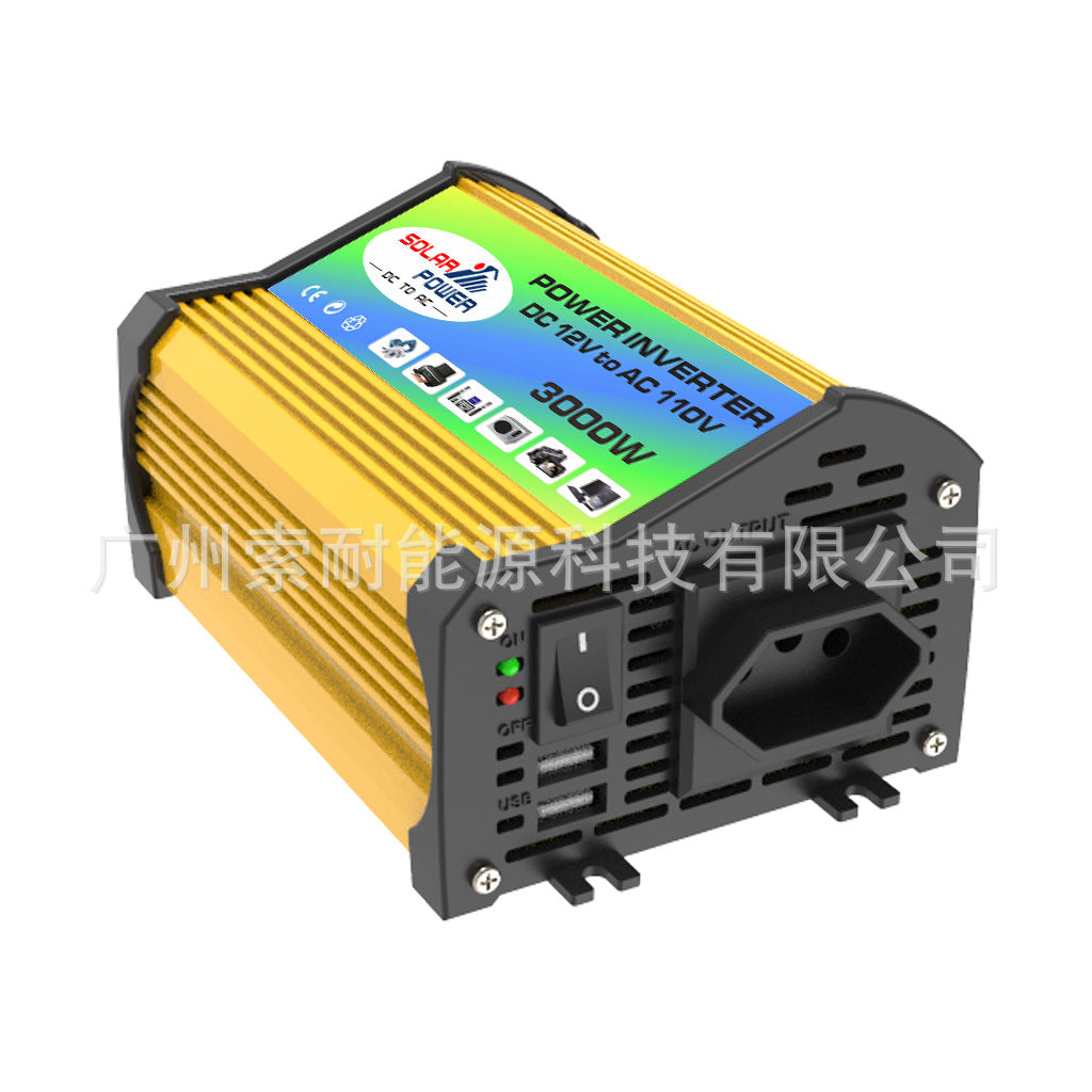 300W Vehicle Inverter12V Turn110V220V Double USB Platform car power inverter