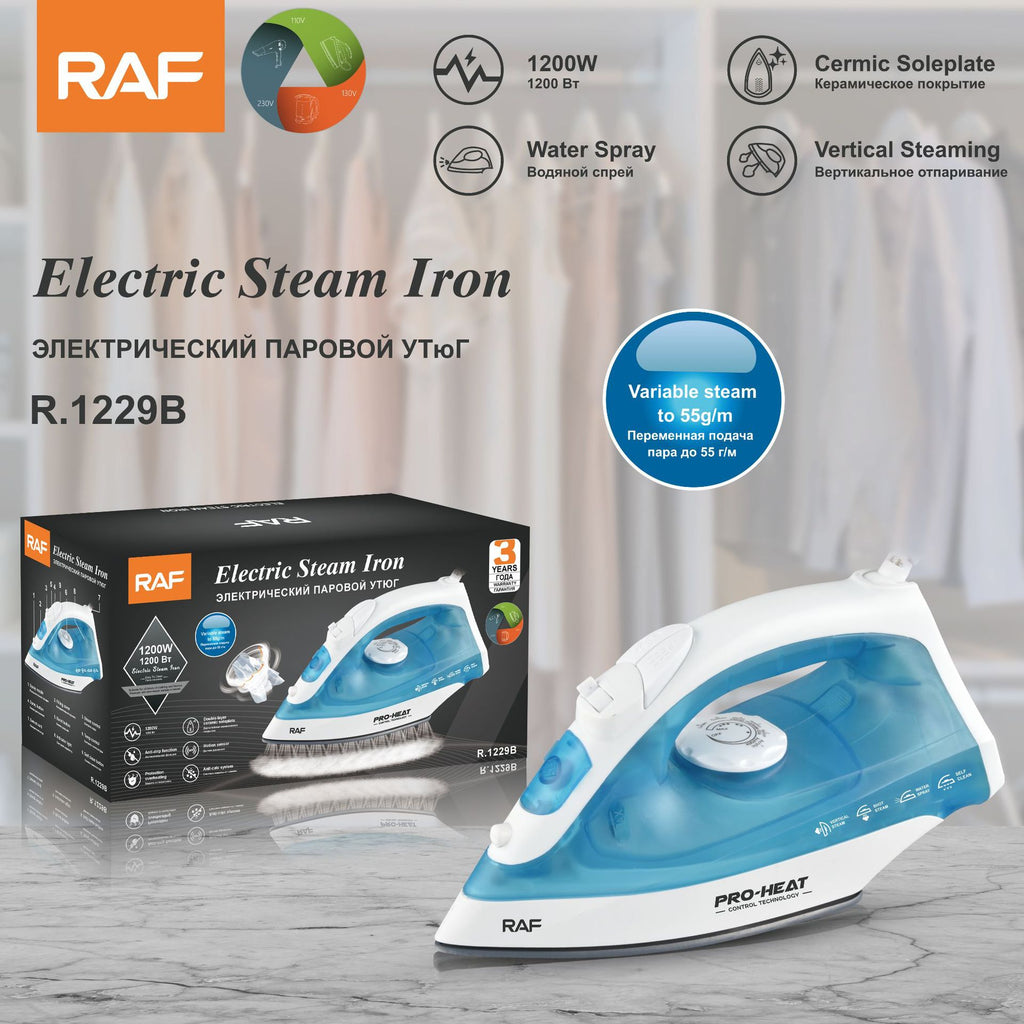 European Standard Hot Sale R.1229Household Handheld Steam Electric Iron Small Portable Iron1200W Wholesale