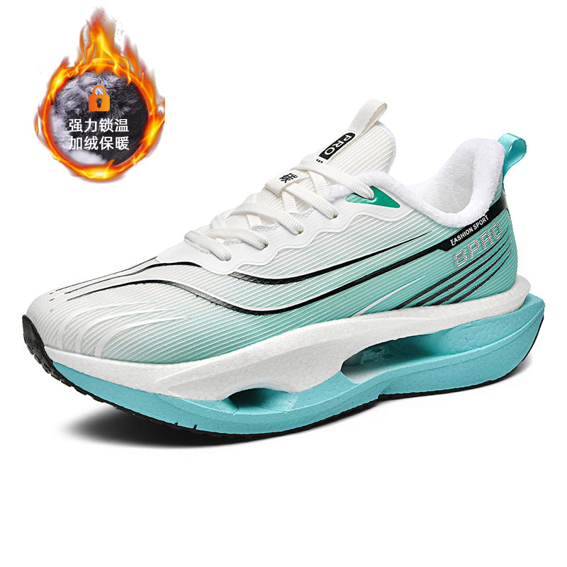 Friction Sound Real Explosion Soft Sole Breathable Racing Running Shoes Unisex Versatile Shock Absorption Anti-Slip Couple Casual Sports Shoes