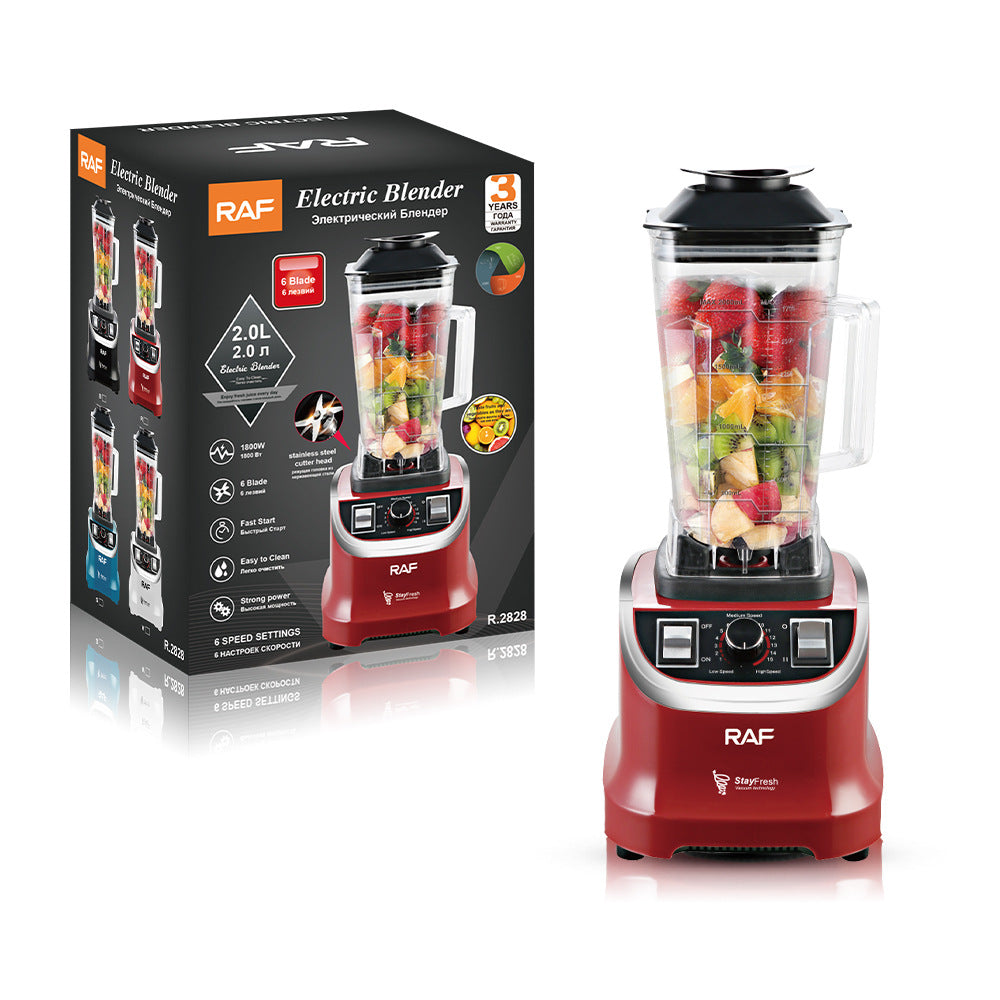 RAF European Standard Household and Commercial Smoothie Multi-Functional 5-in-1 Blender, Blender, Soy Milk, Fruit Juicer