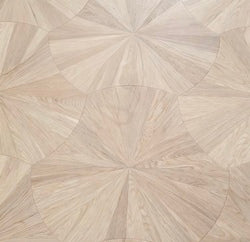 Lotus-Pattern Oak Parquet Engineered Hardwood Flooring Click Lock 3-Year Warranty Modern Design for Luxury High-end Spaces