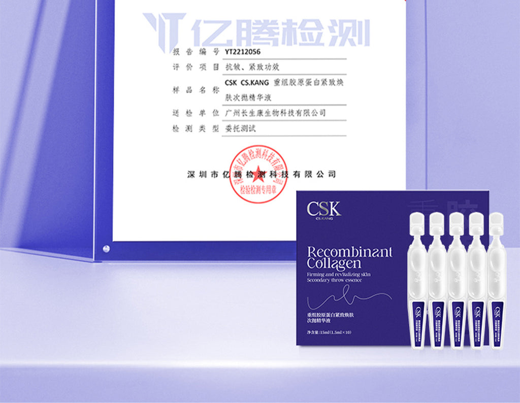 Anti-Wrinkle Restructured Collagen Single-Use Serum Firming Hydrating Moisturizing High-End Single-Use Skin Renewal