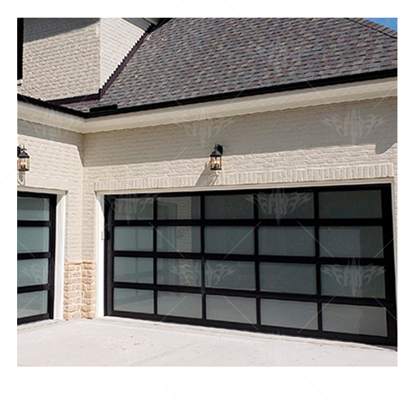 8x7 Aluminum Alloy Glass Garage Door Cheap 16x8 Glass Garage Door