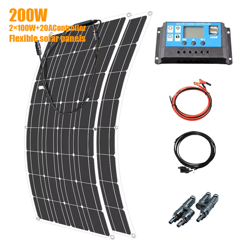 supply of flexible monocrystalline silicon solar panels for residential use, RVs, ships, trucks, and trailers