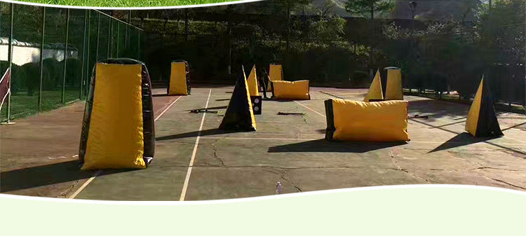 Inflatable Entertainment Sports Real Person cs Camouflage Wall Field Trench Wall PUBG Game Fortress Obstacle Inflatable Manufacturer