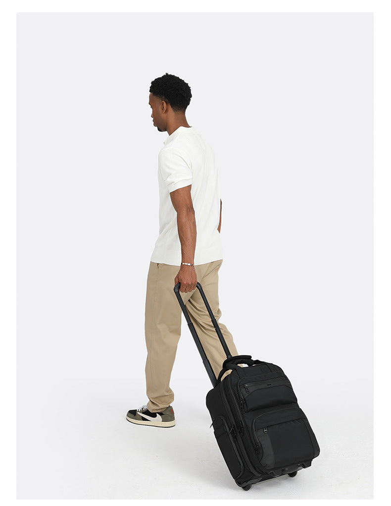 Trolley Travel Bag Business Boarding Bag Large Capacity Waterproof Oxford Cloth Multifunctional Handheld Wheeled Travel Bag