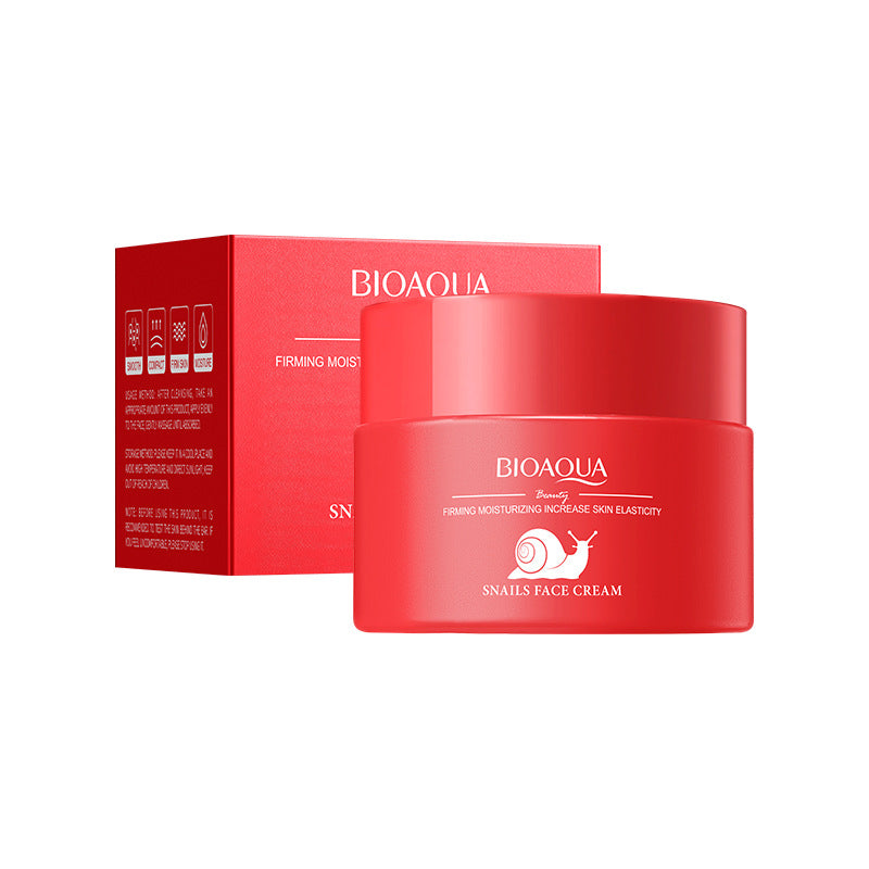 Snail Elasticity Cream BIOAOUA Firming, hydrating, moisturizing, and rejuvenating face cream for cross-border foreign trade wholesale