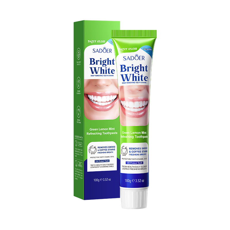 Sakura Mint Whitening Toothpaste SADOER Teeth Cleaning Oral Toothpaste Cross-Border Wholesale
