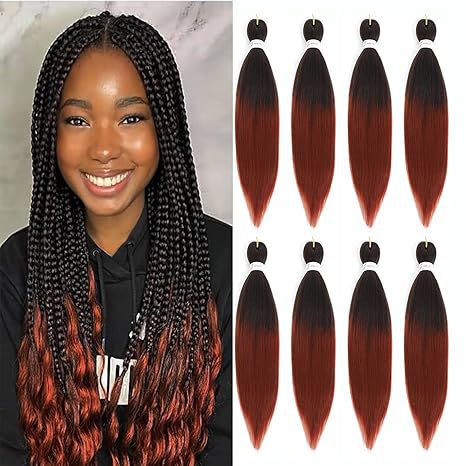 EZ Braided Synthetic Crochet Hair Export Cross-Border Factory In Stock Big Braids European and American Long Straight Hair