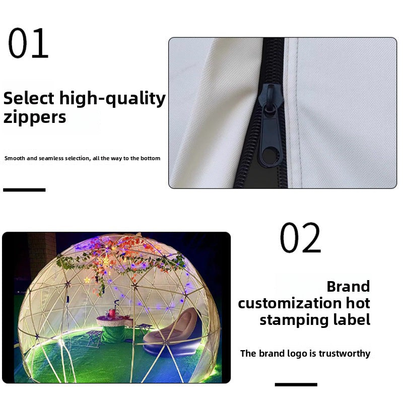 Starry Sky Room Bubble House Mesh Sun Room Internet Celebrity Restaurant Tent Hotel Outdoor Leisure Room Outdoor Tea Room Tent