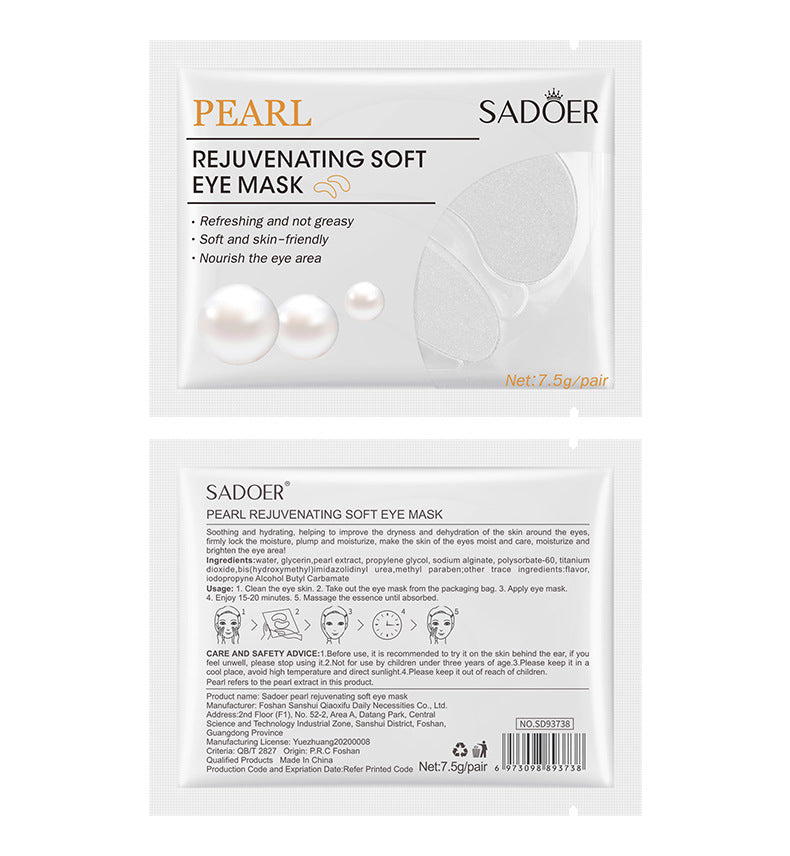 Eye Mask SADOER Caviar Eye Mask Pack Moisture replenishment Cross-border Foreign Trade Skincare Wholesale