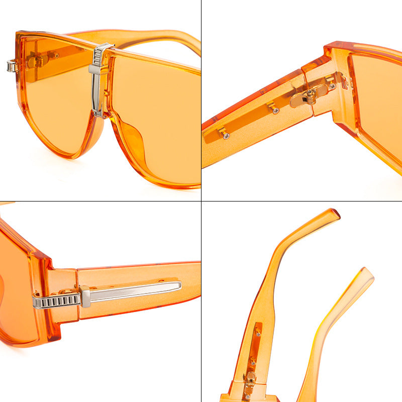 New Large Frame UV Protection Sunglasses for Women Fashionable Internet Celebrity Style Sunglasses Trendy Korean Version Glasses sunglasses