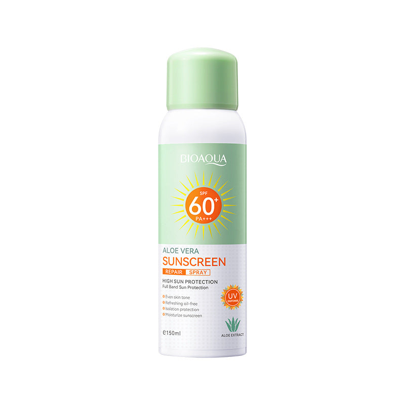 foreign trade BIOAOUA Aloe Vera Sunscreen Sunscreen Isolation Refreshing Three-in-One Sunscreen Spray Wholesale