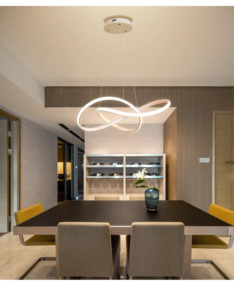 Bedroom Chandelier Internet Celebrity Bar Counter2025Modern Minimalist Dining Room Chandelier New Zhongshan Lighting for Dining Table