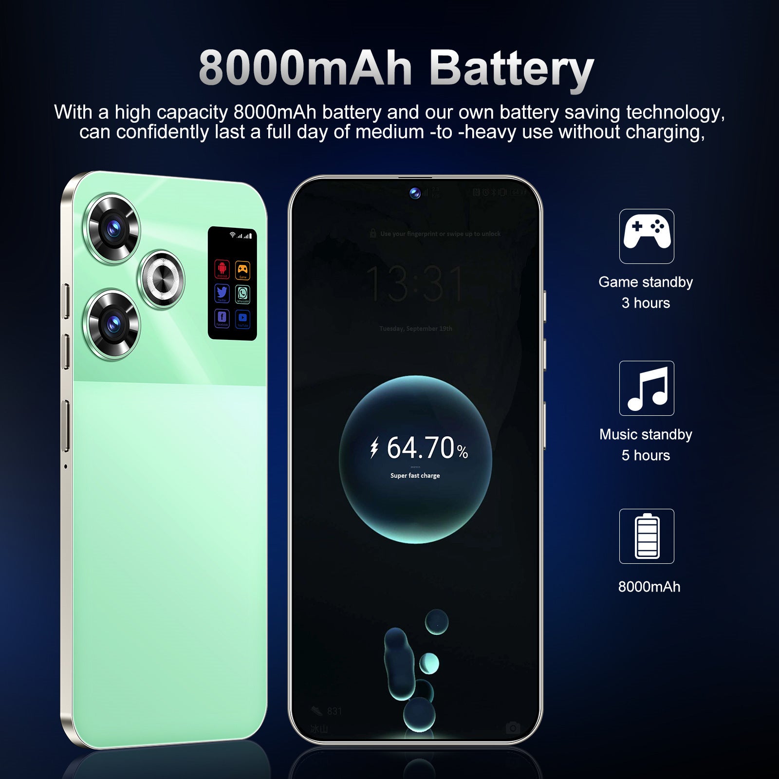 Globally Exclusive for Mobile Phones S25Ultra Large Screen HD4+64G Large Memory Wholesale Source