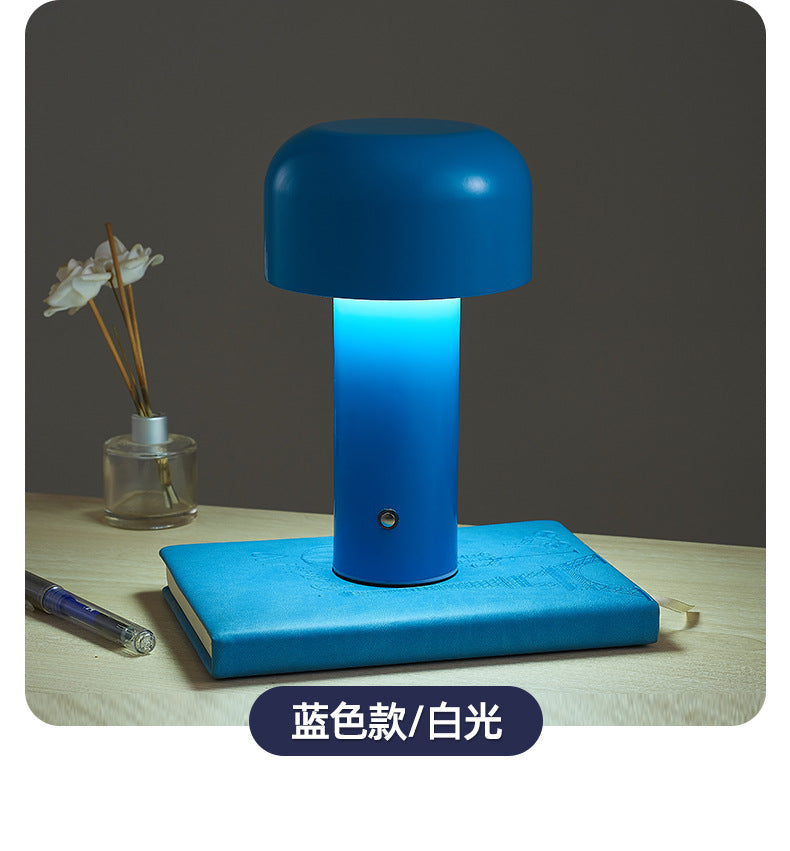 Creative Bellhop Mushroom Lamp led Bedroom bedside bar ambiance usb Rechargeable Decorative Night Light
